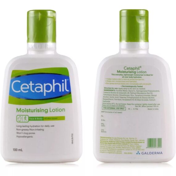 Cetaphil Moisturising Lotion 130gm – Skin Hydration for Dry & Sensitive Skin